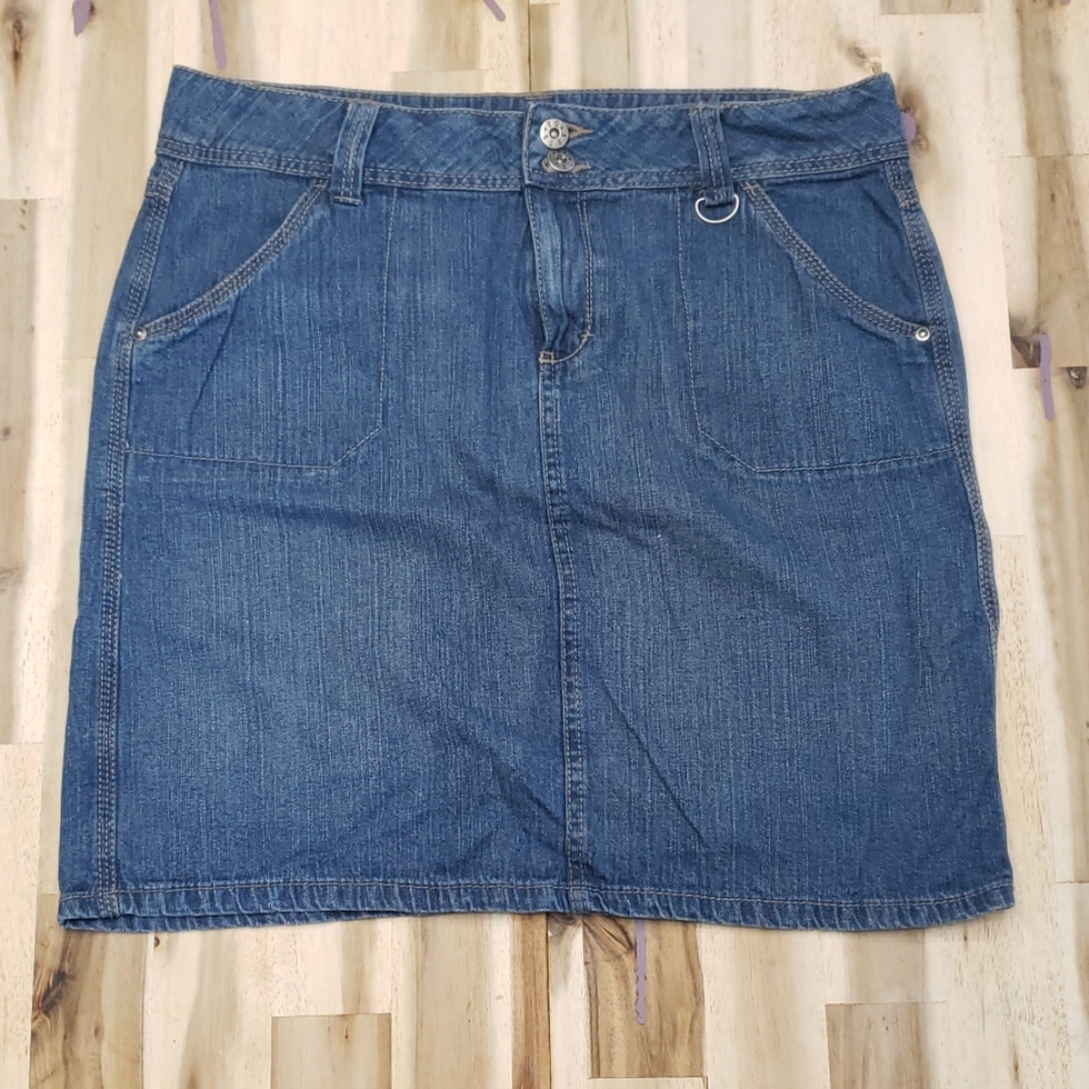 Faded Glory Jean Skirt size 10